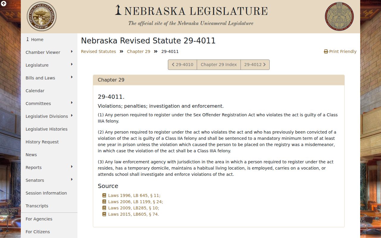 Oxford criminal history registry information disclosure law